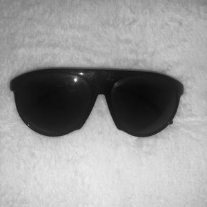 Black thick frame sunglasses